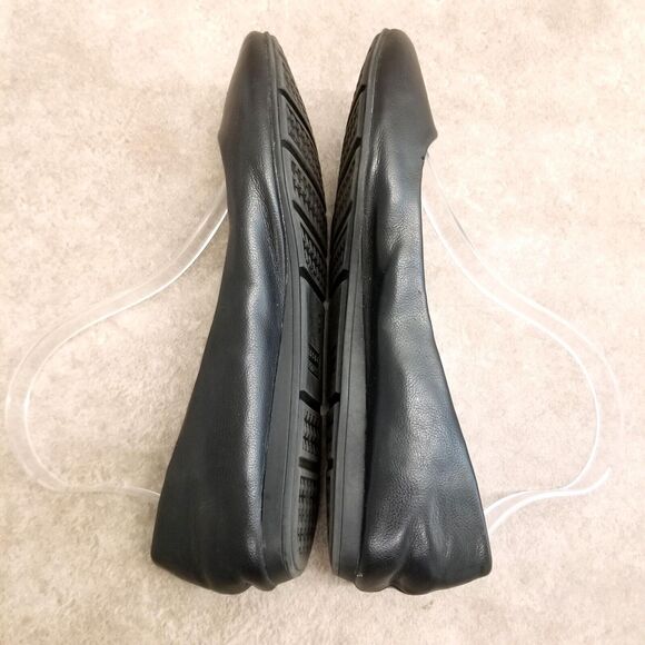 Basic Editions Womens Size 9 Black Slip On Ballet Flats - Picture 8 of 11